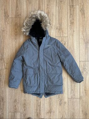 Eddie Bauer Gray Winter Boy’s Jacket Size L 14